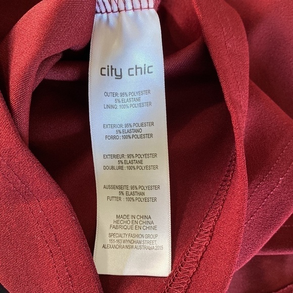 City Chic Cross-Neck Skater Dress - Picture 9 of 9